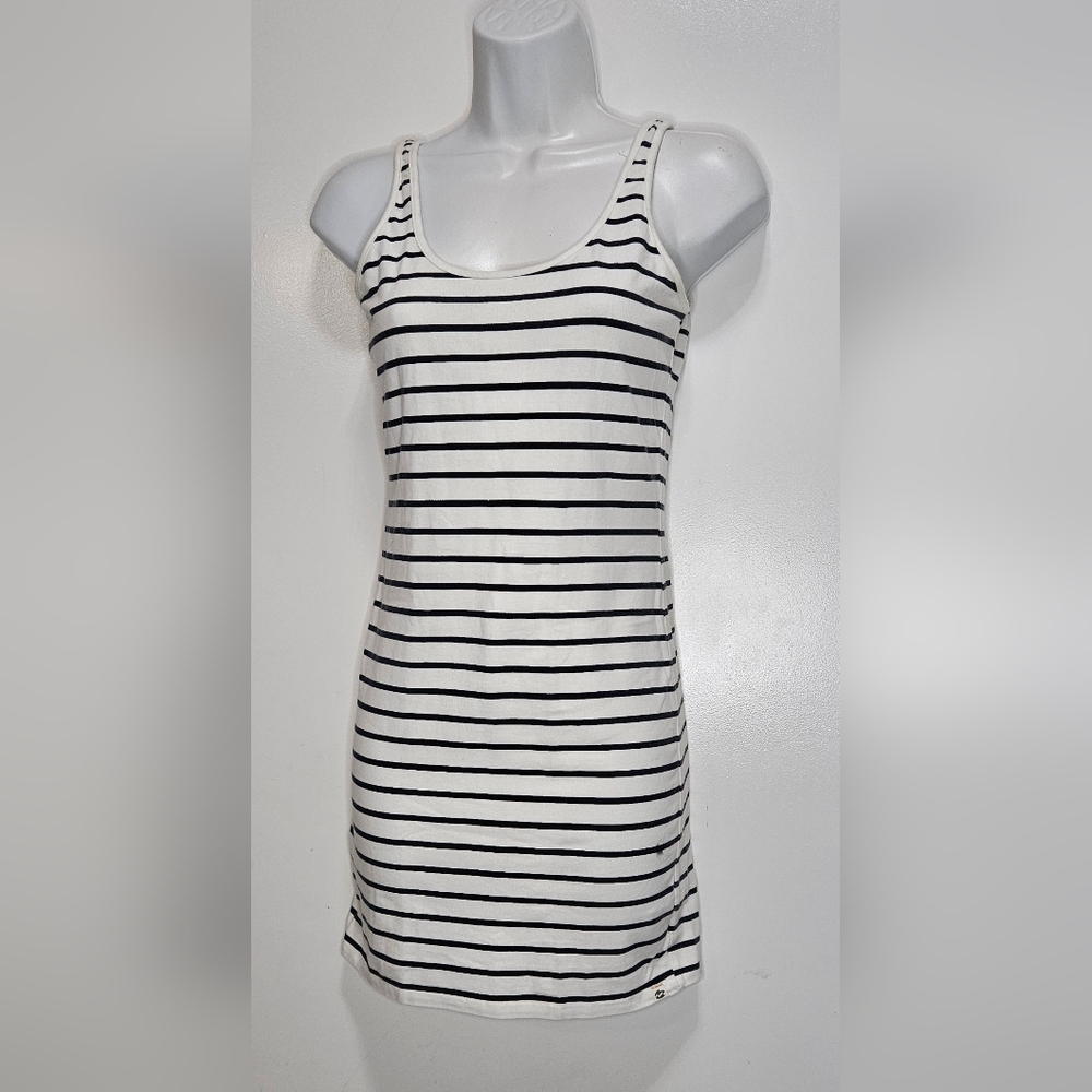 Billabong Black & White Strip Mini Dress